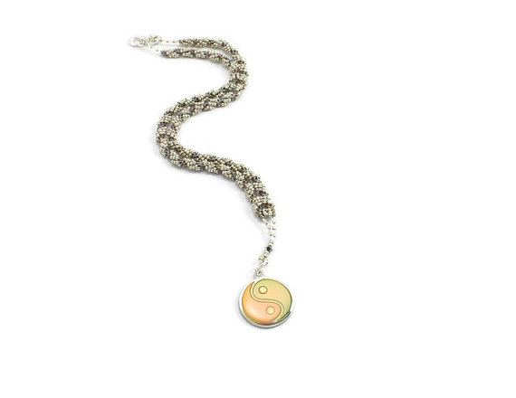 Beadedtweets's tweet photo. ���„ Mood #necklace color changing Yin Yang beaded #jewelry. Only at #beadfulstrings on Etsy. https://t.co/VpKf0kg0Ml https://t.co/Smvcbl3036