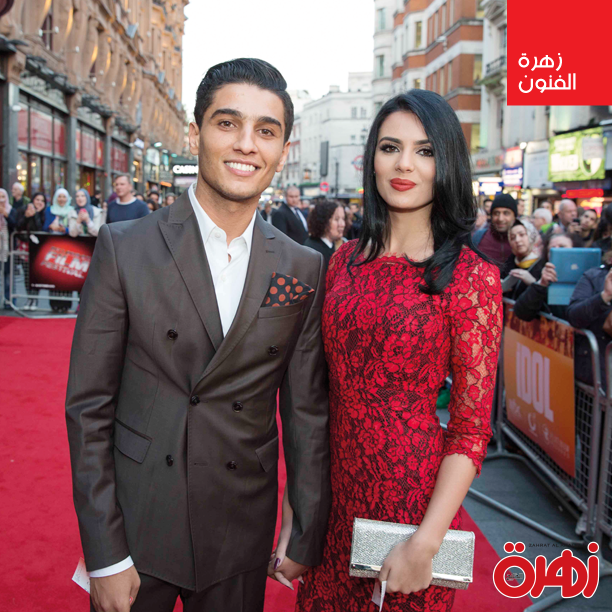 #لينا_قيشاوي تخطف الأنظار في إطلالتها اللندنية مع خطيبها #محمد_عساف! المزيد في #زهرة_الخليج