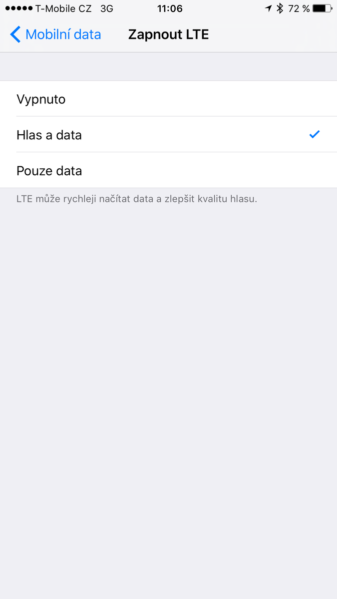 elfineer's tweet image. VoLTE na #iOS91 u @TMobile_CZE