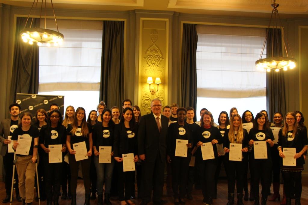 ONEinEU's tweet photo. In January @MimicaEU launched our Youth Ambassadors program. We made 2015 a key year for #development #ONEYA2015 https://t.co/TPbLavDSlo