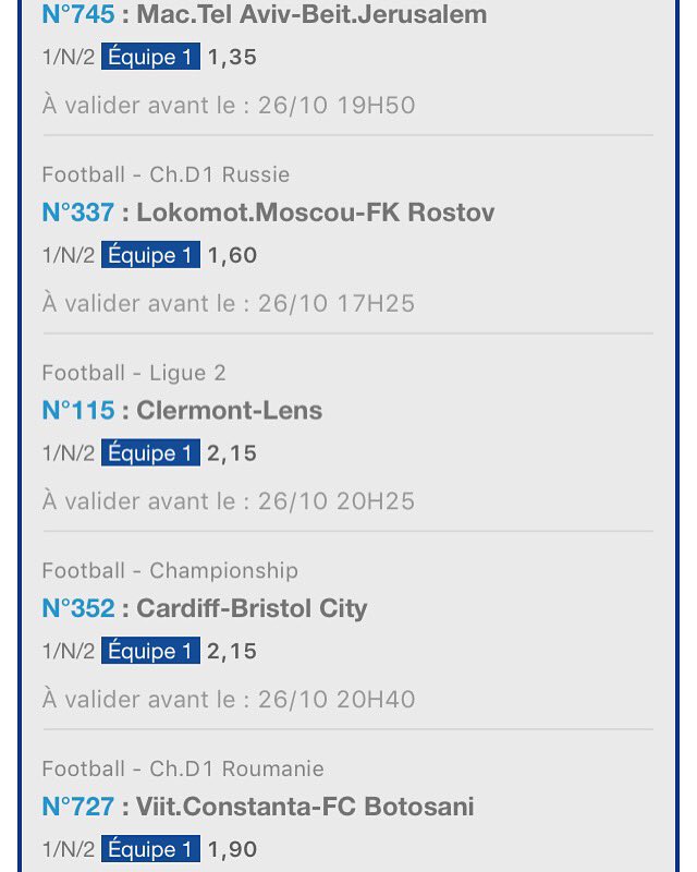 PronosMa's tweet image. Parie du jour ✅