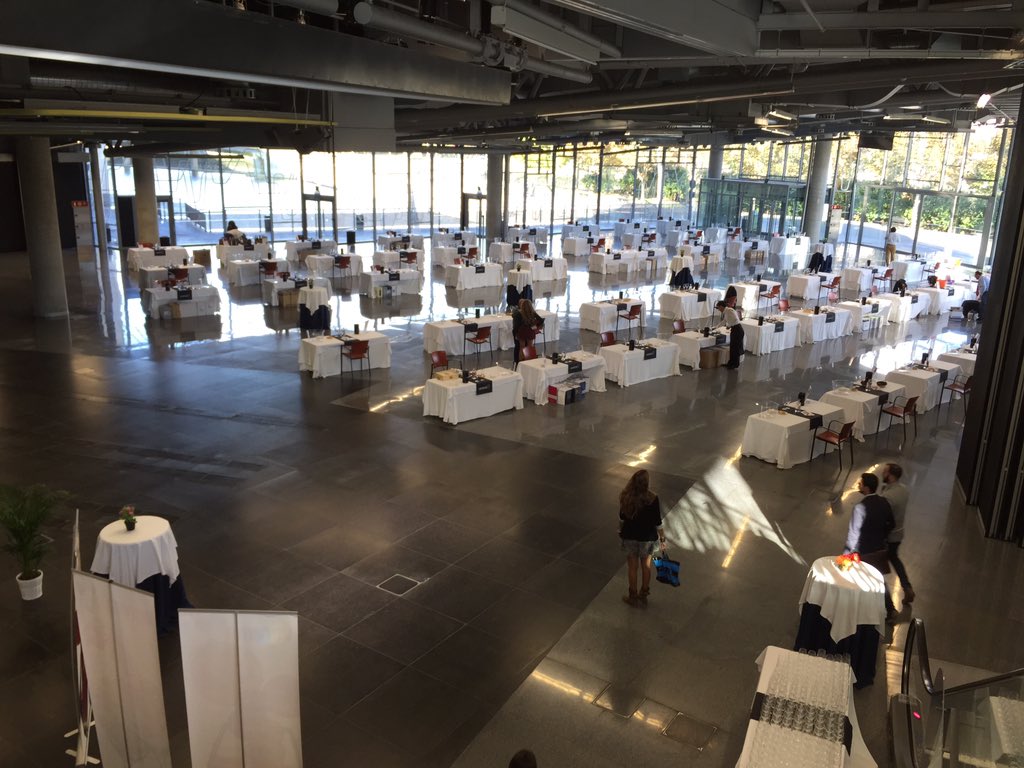 Así luce el Palacio Euskalduna. ¡Hora y media y empezamos! #VeremaBilbao