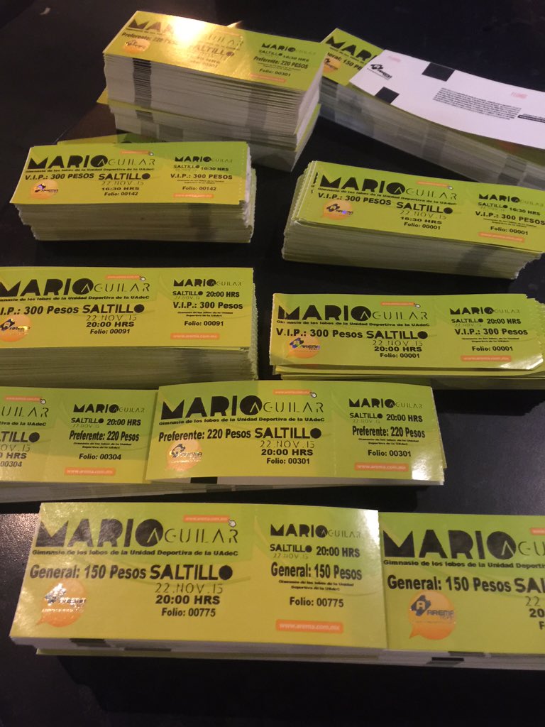 FersAvalos's tweet photo. Ya listos los boletos de @MarioAguilarMG en #Saltillo venta disponible en @LasBrazas @Pepewates #fleurfloreria https://t.co/ptjVAT8qKT