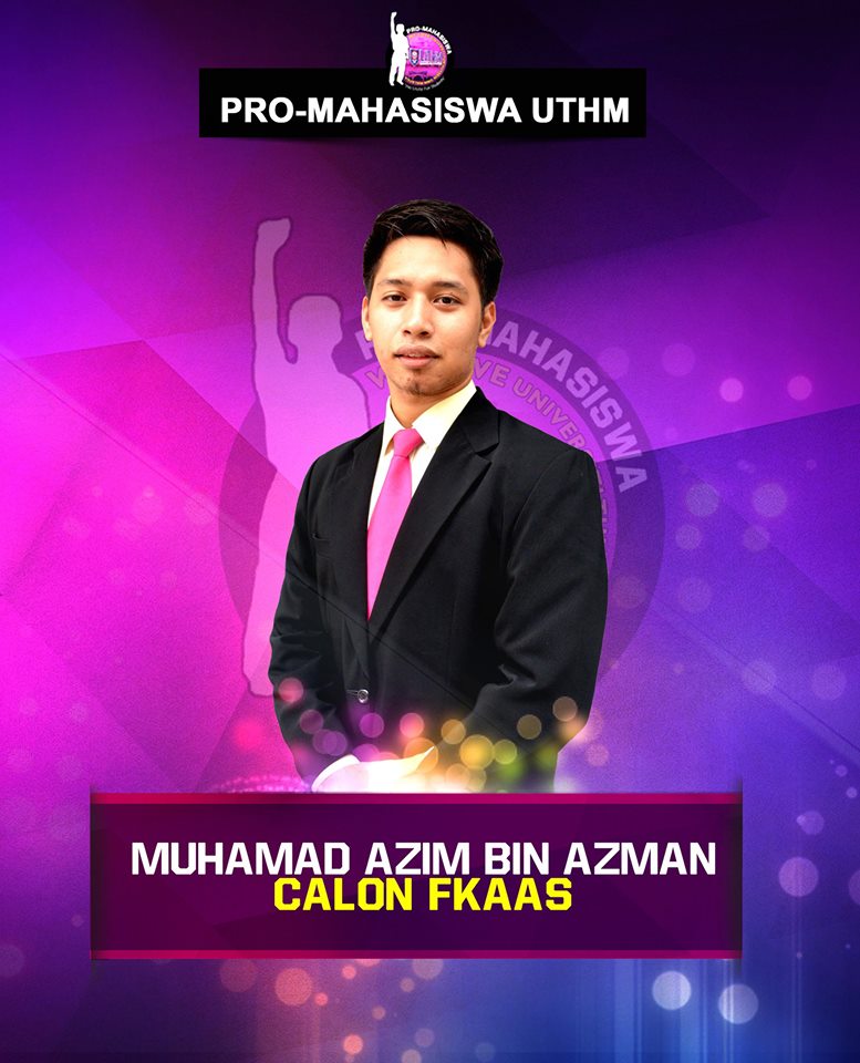 brodan_77's tweet photo. Calon Kerusi FKAAS

Muhamad Azim Bin Azman 

#HeilProM
#WeUniteForStudents 
#IniKaliKitaPimpin https://t.co/9ZQejvUNRb