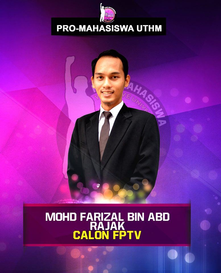 brodan_77's tweet photo. Calon Kerusi FPTV

Mohd Farizal Bin Abd Rajak 

#HeilProM
#WeUniteForStudents
#IniKaliKitaPimpin https://t.co/ARPfZjcPl9