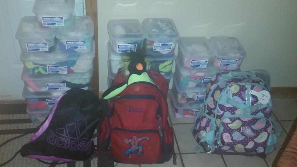 6mohrmans's tweet photo. Three kids packed for 9 months of sailing. Check. https://t.co/akMUn9HYJ1