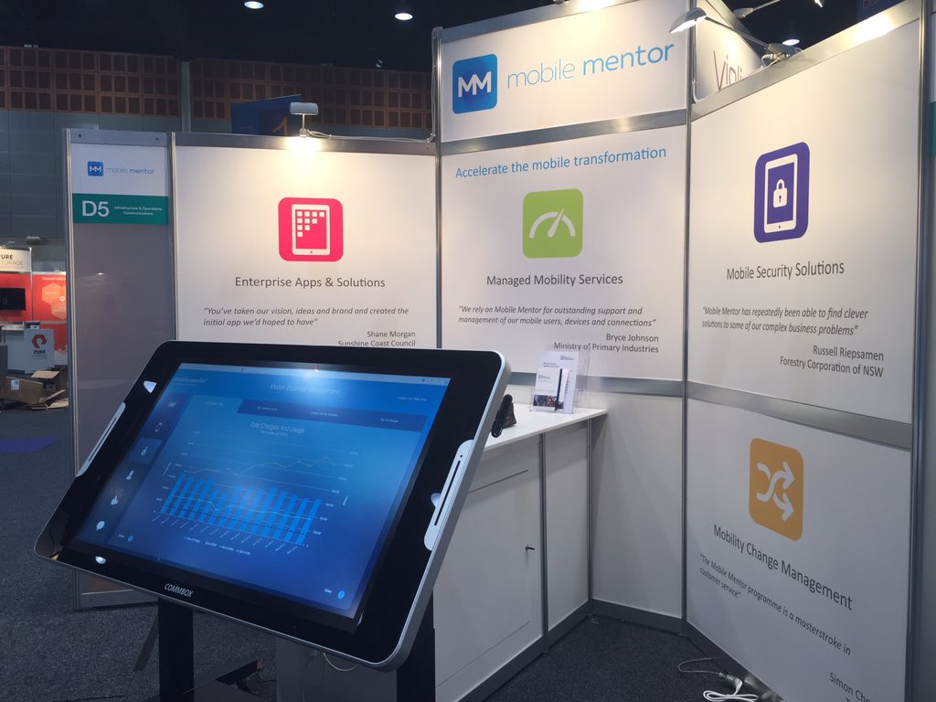 randallcameron's tweet photo. Is it a bird, is it a plane.  No it's a monster app from @mobilementor . #GartnerSYM https://t.co/2aPEnJkR9u