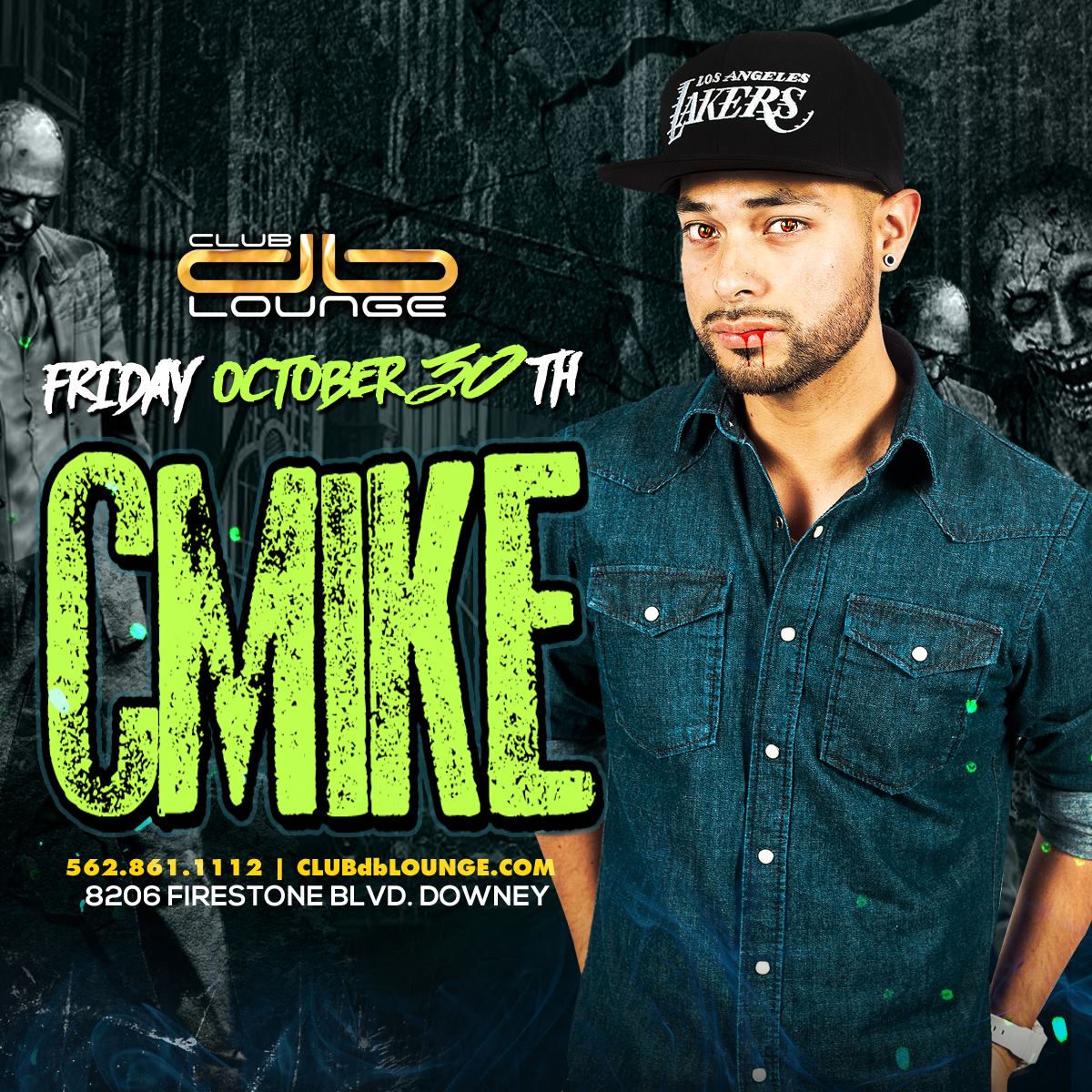 therealdjlimit's tweet photo. Friday October 30th come have a good time inside #clubdb https://t.co/ROQGev2GRS
