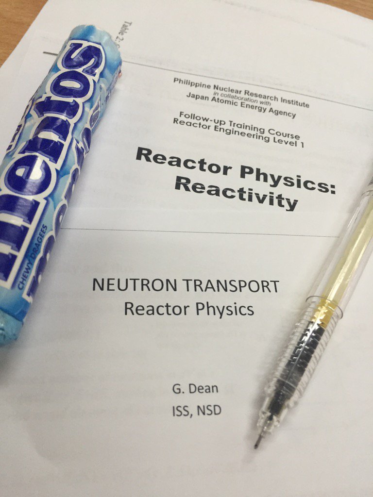 jralbia's tweet image. Ok. I rather have the mentos than this lecture.  😂 #nucleartraining