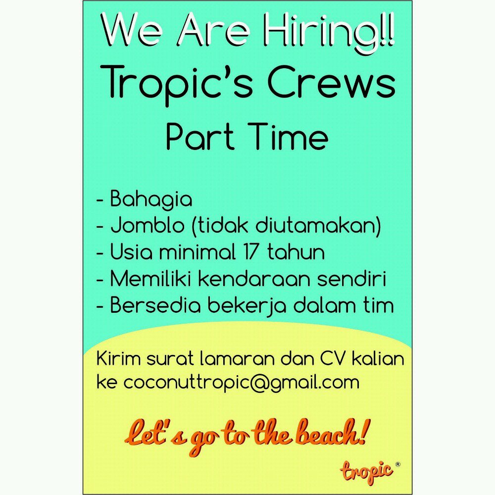 Tropic Indonesia tweet media
