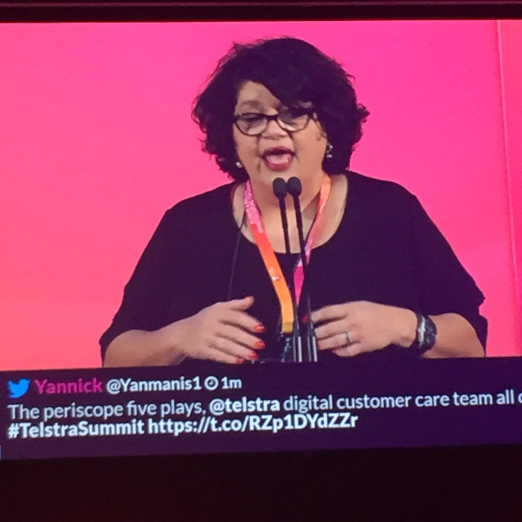 NickyWill100's tweet photo. Brilliant to finish with Kirstie the new CEO of the National Centre for Indigenous Excellence #TelstraSummit https://t.co/uGG9eVen56