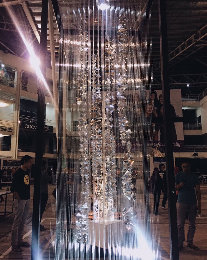 bukanasaira's tweet photo. THE AXIS INSTALLATION BY #KERABATUIYA #FUTUREISNOW27 https://t.co/MOmUaqeXZX