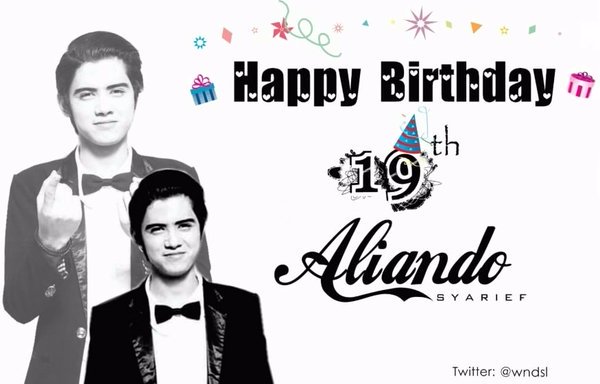stteff_william's tweet photo. HBD Kesyangn ALC @alysyarief Smga Pnjng Umur, Shat Slalu, Mkin Syng Sma Fams n Fans + Mkin Dewasa ya!#HBD19thAliando https://t.co/tUMtY0TZJx