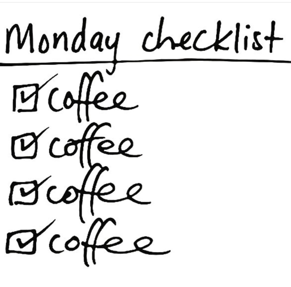 nichola_daly's tweet photo. My Monday morning checklist ☕️☕️ #nowletsdothis https://t.co/UcziOMaEUw