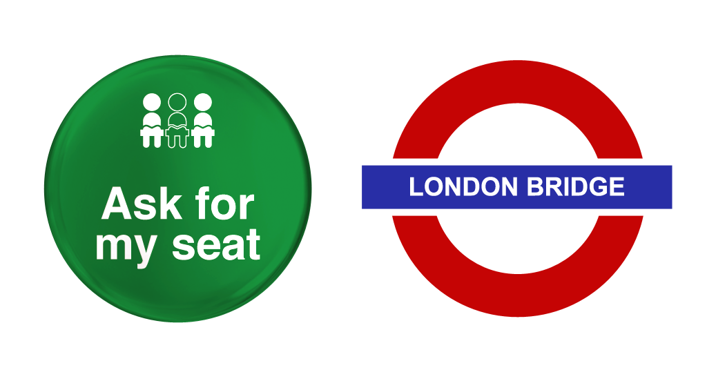 We'll be at London Bridge today between 8:30-9:30am giving away more free badges. If you see us, come say hi!