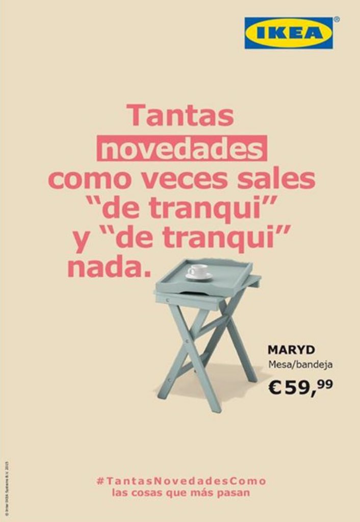 PJ_Mantero's tweet photo. Qué grande la nueva campaña de @IKEA_Spain!! Eso sí, con el # tenemos como para escribir 2 tweets 😜 https://t.co/qfs5F38TBt
