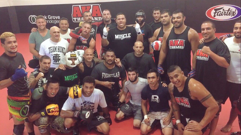 soathehulk's tweet photo. We don't bring the cavalry we are the cavalry #BadAsses #TrainingSessionHandled #LikeABoss #AllDayBaby #MarkHuntCamp https://t.co/enruzO06qF