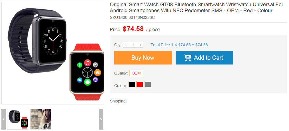 gzdbx's tweet photo. Original Smart Watch GT08 Bluetooth Smartwatch Wristwatch Universal 
https://t.co/YufGwDduJN https://t.co/hgM07yO0KX