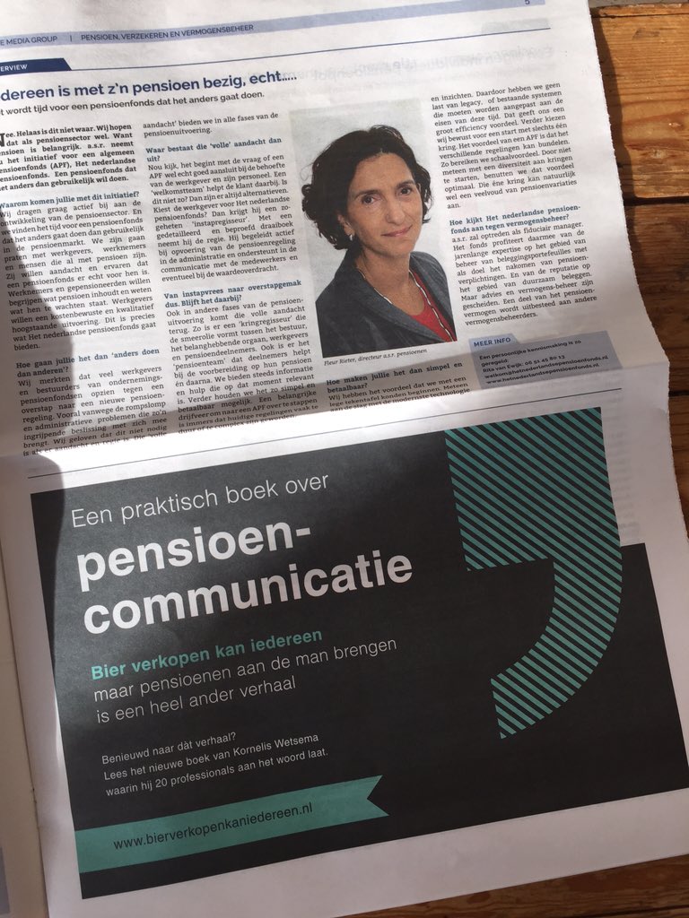 We zijn bezig met de laatste stuks van de eerste druk. Mooi is dat zeg