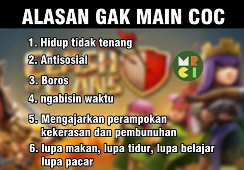 Alasan gw gak main COC :v | <a href="/erikcatoss/">Erawijaya</a> |