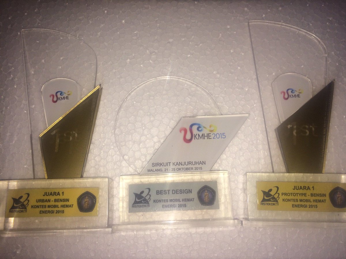 Slamat <a href="/UIsupermileage/">UI SMV Team</a> 
Juara 1 
Best design Nakoela Hore
Prototipe Gasoline Nakoela Hore
Urban Gasoline Sadewa Hore