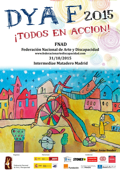 FUniversia's tweet photo. Nos vemos el 31 de octubre en .@mataderomadrid en #DYAF2015 #discapacidad https://t.co/AZ1RavtMWp https://t.co/v2FMPbHhoo