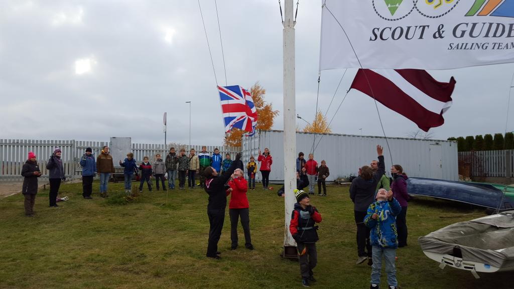 SeaScoutLV's tweet photo. Sea scout unit.no.3 meting with @GOLDLatvia_2015 and scout unit no.69 from Riga ar sea scout port in Jurmala. https://t.co/OtYphyUFi8
