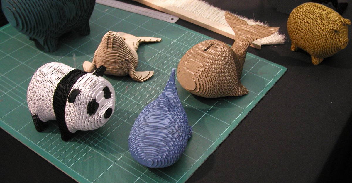 Appy_FabLab's tweet photo. #Salvadanai a forma di #animali! #MakerFaireRome2015 #animals #animalshape #moneybox #fablab #money https://t.co/Q45rvNuWA2