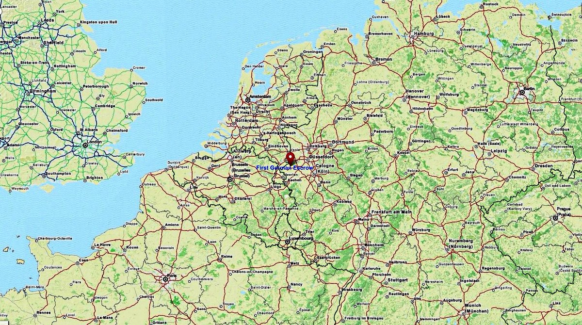 firstgerman's tweet image. see where FGE is located in Europe
