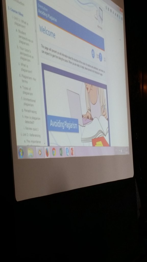 Epigeum's tweet photo. Demonstration of #Avoidingplagiarism at our student experience meeting https://t.co/TtzBmhJ4t1