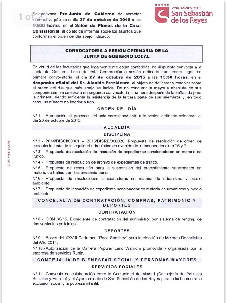 NarcisoSanse's tweet photo. Recuerda, mañana martes 27 a las 10, #PreJunta de Gobierno en el Salón de Plenos #Transparencia https://t.co/5TZDFWFkLD