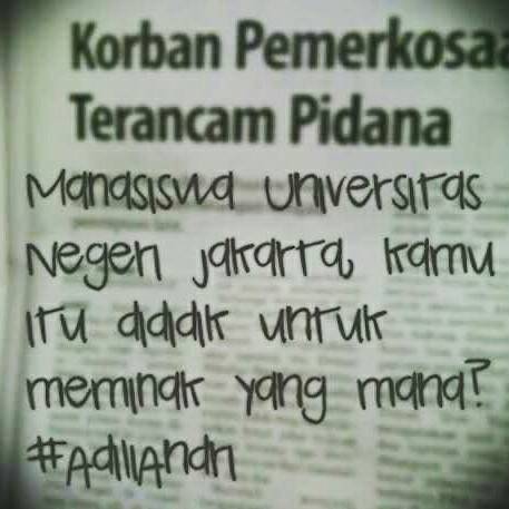 jovimaulana's tweet photo. 27 Oktober putusan hakim mengenai gugatan dosen cabul thdp SK Pemberhentian dirinya dari Dekan FIS. Kawal @SaveUNJ ! https://t.co/LQ5VhBDnqI