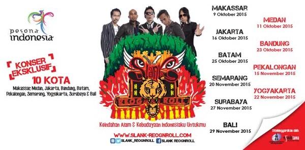 Satrio_Nugr4ha's tweet photo. Konser #Ekskulsif 10 KOTA bersama @Slank_ReognRoll @kotabatik live tgl 15 november 2015 https://t.co/nSe3KBppMU