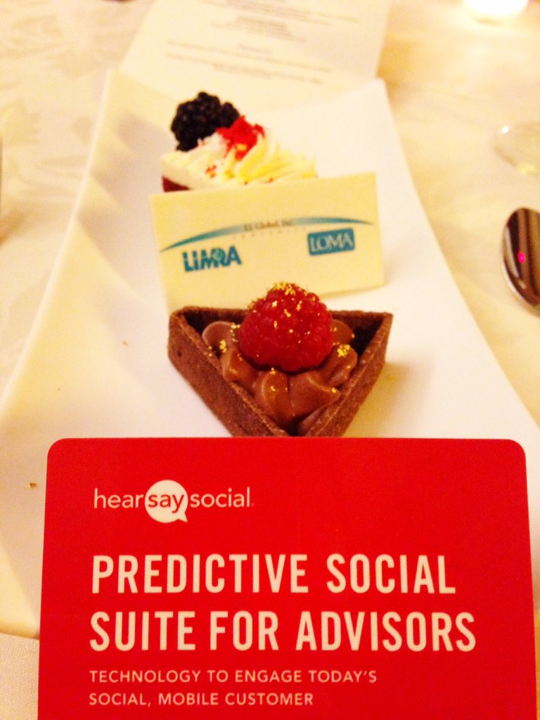 garycliu's tweet photo. Come by the @HearsaySocial booth at #LIMRAAC #limraannual for something "suite" #advisorofthefuture https://t.co/a4DQjaz81F
