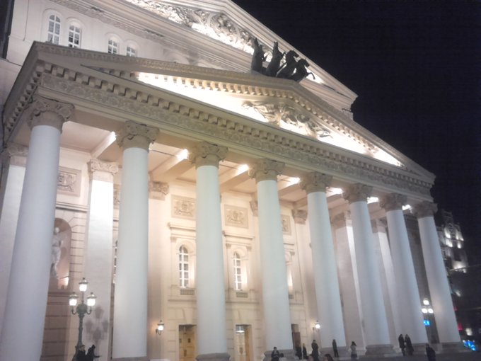 This weekend I spent evening with my mum in Bolshoy Theatre, listned symphony-music of Brahms &amp; Mendelson