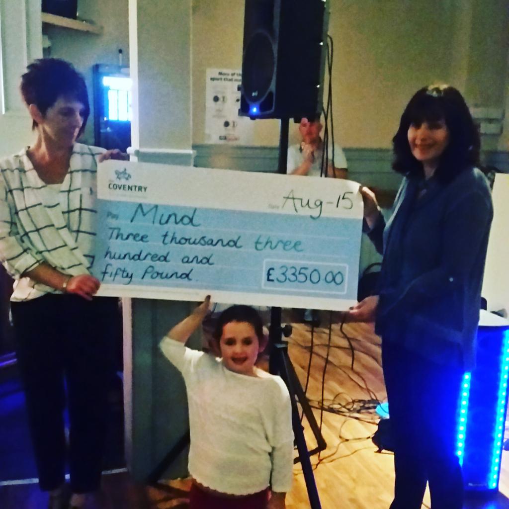 tytyandsharon's tweet photo. @MindCharity https://t.co/Iz2yOA3z6t