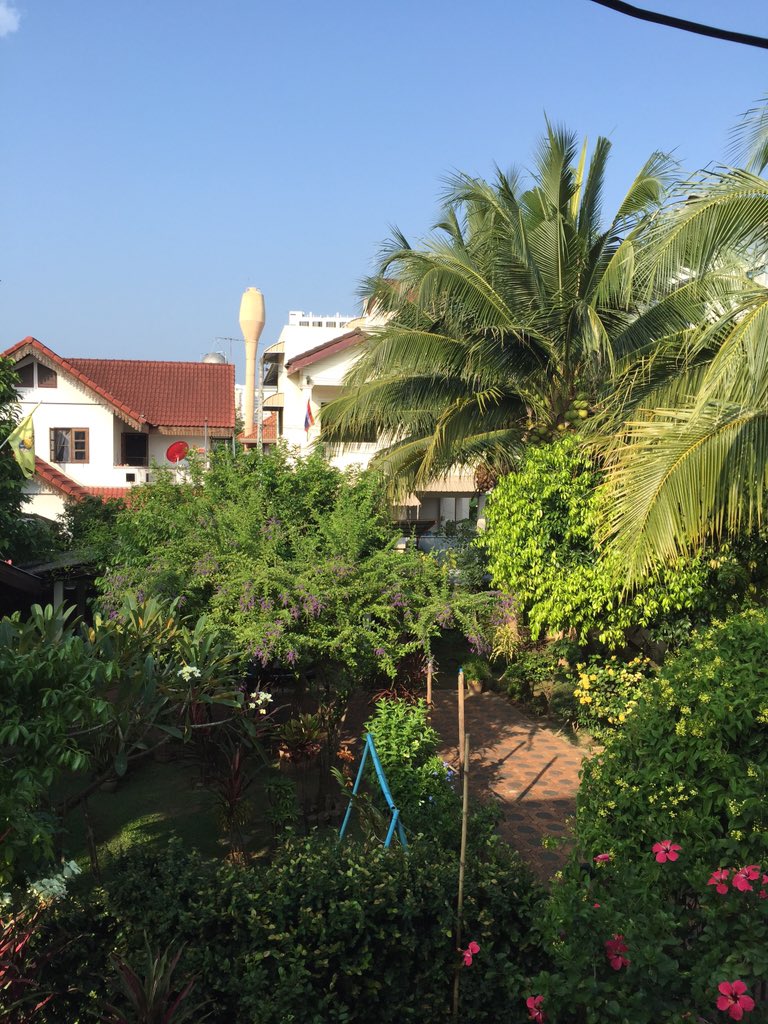 ReviewEmma's tweet photo. Writing blogs and editing videos with this view is a sweet way to live #the life #Chiangmai #Thailand https://t.co/14myJ1prOT