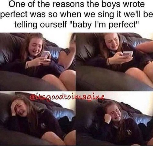 Zariliciouss's tweet photo. Baby Im Perfect #PerfectHadMeLike https://t.co/pGEhkxL6Cm