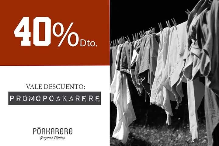 Poakarere's tweet photo. Introduce el código PROMOPOAKARERE en nuestra web https://t.co/P5bg0EniGP y se aplicará un 40% en tu compra. https://t.co/IR3AqqWmP2