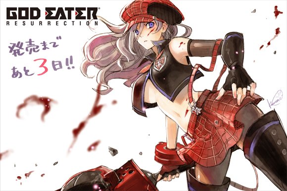 ゴッドイーター シリーズ公式アカウント Ger発売まであと3日 キャラクターデザイン 小林くるみよりカウントダウンイラストをお届け 戦うアリサの凛々しい姿にご注目 Ger公式hpはコチラ T Co 58he0vt9e8 Godeater Ge R T Co