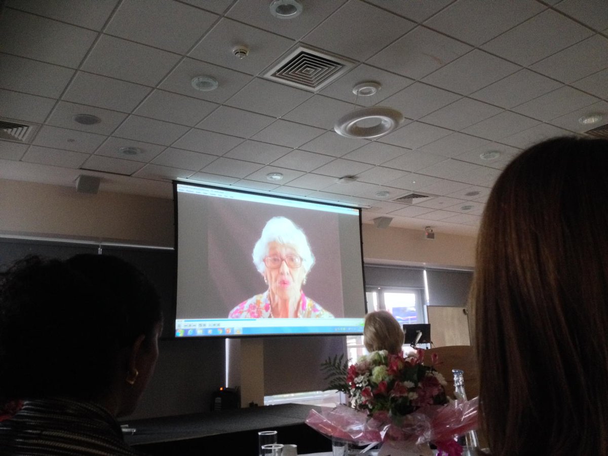 SarahReed_MHR's tweet photo. Naomi Feil sends a heartfelt message to #validationbreakthrough conference https://t.co/p8zTZQzc49
