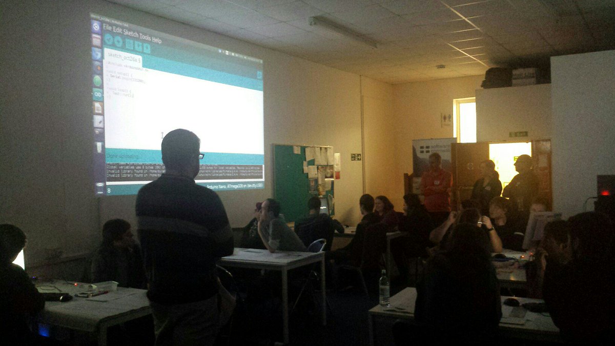 TechCornwall_'s tweet image. #missionToMars is underway. Learning TDD with arduino - quiet concentration!