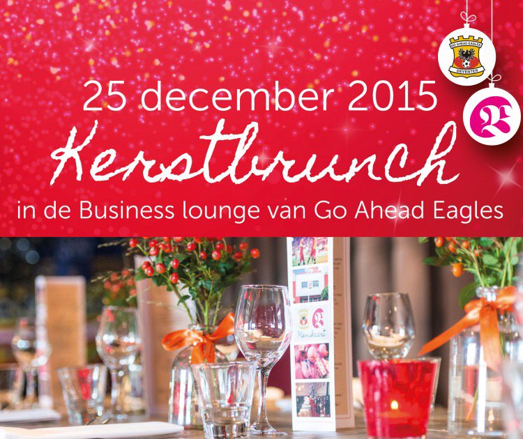 Boode organiseert op 25 December een kerstbrunch in de Adelaarshorst van <a href="/GAEagles/">Go Ahead Eagles 🦅</a>. eagleslounge.nl/kerstbrunch