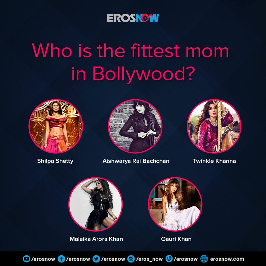 ErosInnovation's tweet image. We want to know who according to you is the fittest mom in Bollywood!  
#MotivationMonday
#DiscussionQuestion