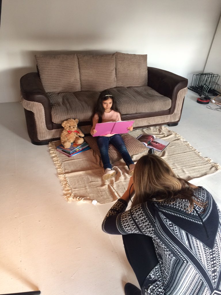 We are so excited to be working with some really talented kids and the wonderful @TorySmithPhoto today 📸😄