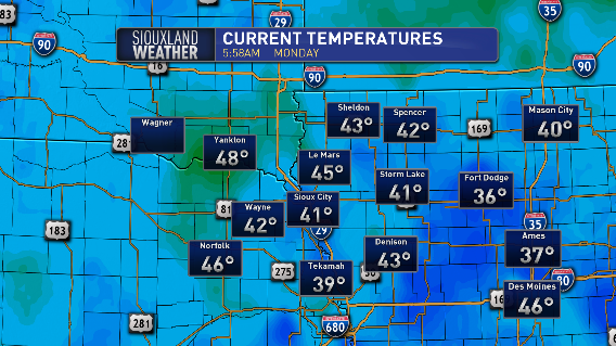SiouxlandNewsWX's tweet image. Temperatures are still dropping this morning here in Siouxland. #SiouxlandWx #LowTemps
