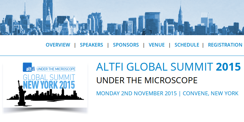 BoothAltFin's tweet photo. Look forward to the #AltFi Global Summit 2015, 2nd Nov 2015, New York https://t.co/AH0wBT1FN6 via @AltFiNews https://t.co/tFp1NVBRxX