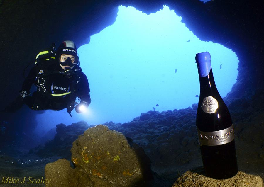 3 meses de crianza bajo el mar = 7 años de añejamiento en bodega buff.ly/1PJ5E40 <a href="/Bodegavinamaris/">Vinamaris</a> #vino
