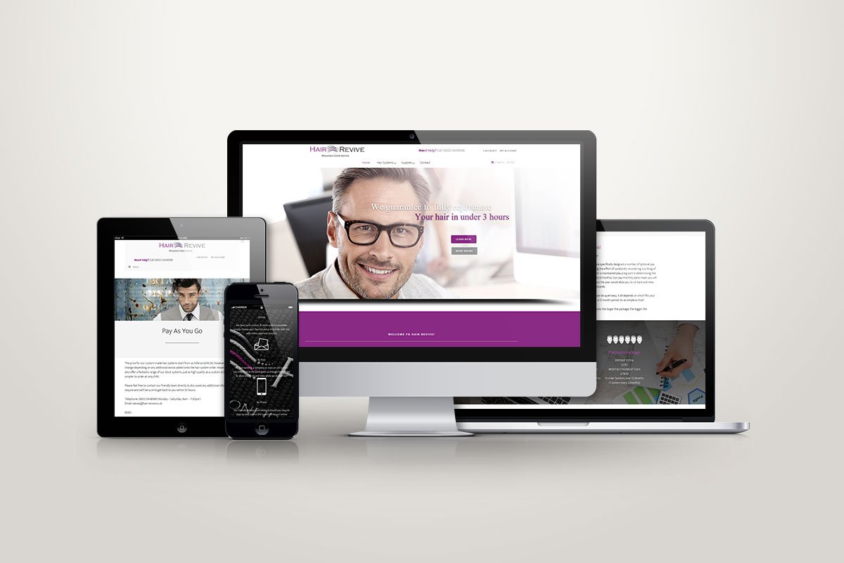 RedesignLtd's tweet photo. It's alive! A refreshing website for hair rejuvenation specialists, @Hair__Revive https://t.co/sqtImodKoA https://t.co/fzD9GADraE