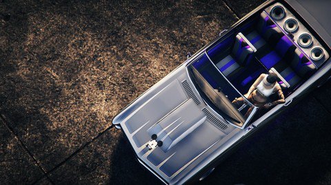 CuzzeCrew's tweet photo. Crew leader @Zentvngle repping that chrome + crew color &amp; emblem for the #GTAOnline #LowriderUpdate DLC! https://t.co/rusce0Jo50